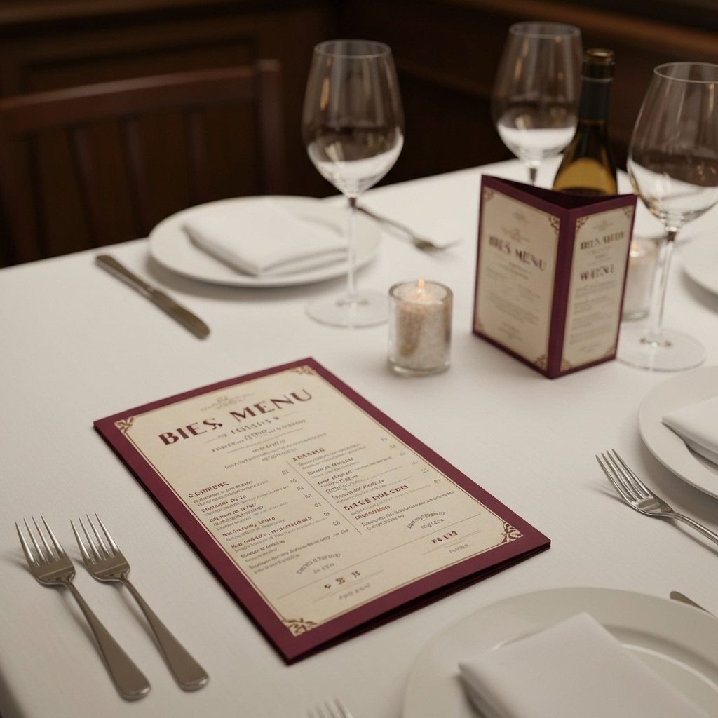 Restaurant Brand & Menu Design